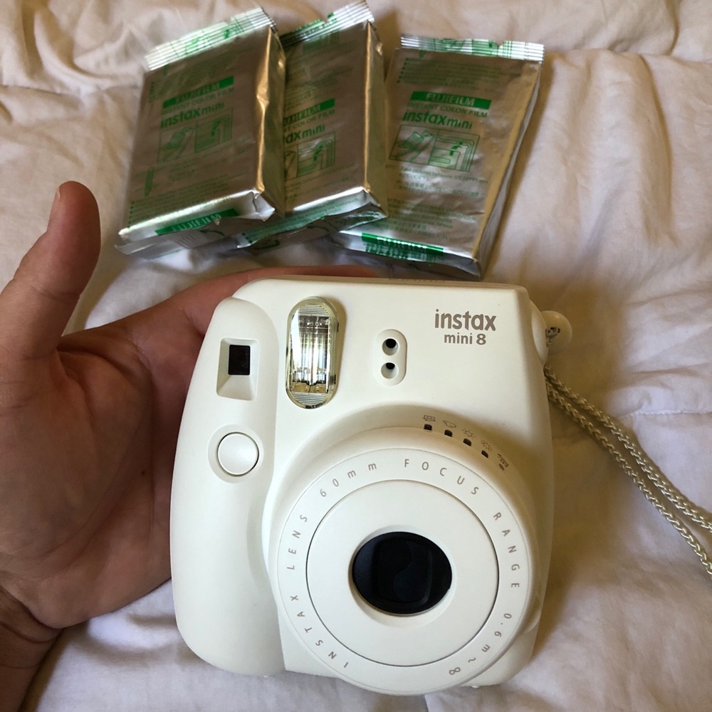 Instax mini 8 with 3 packs of film